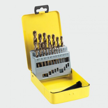 Timco 19 piece HSS Cobalt Drill Set 1-10mm